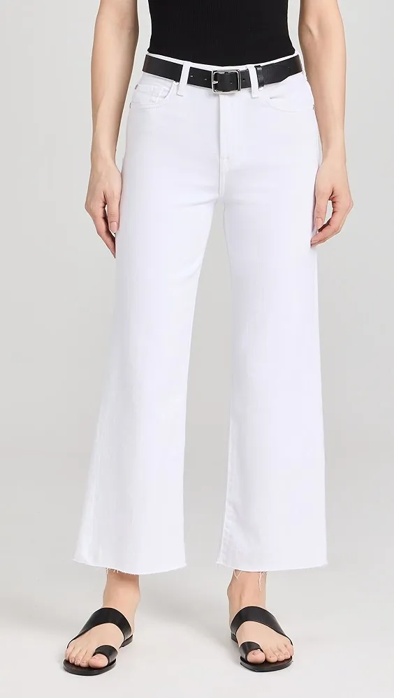 7 For All Mankind   Cropped Alexa Jeans With Cut Hem 