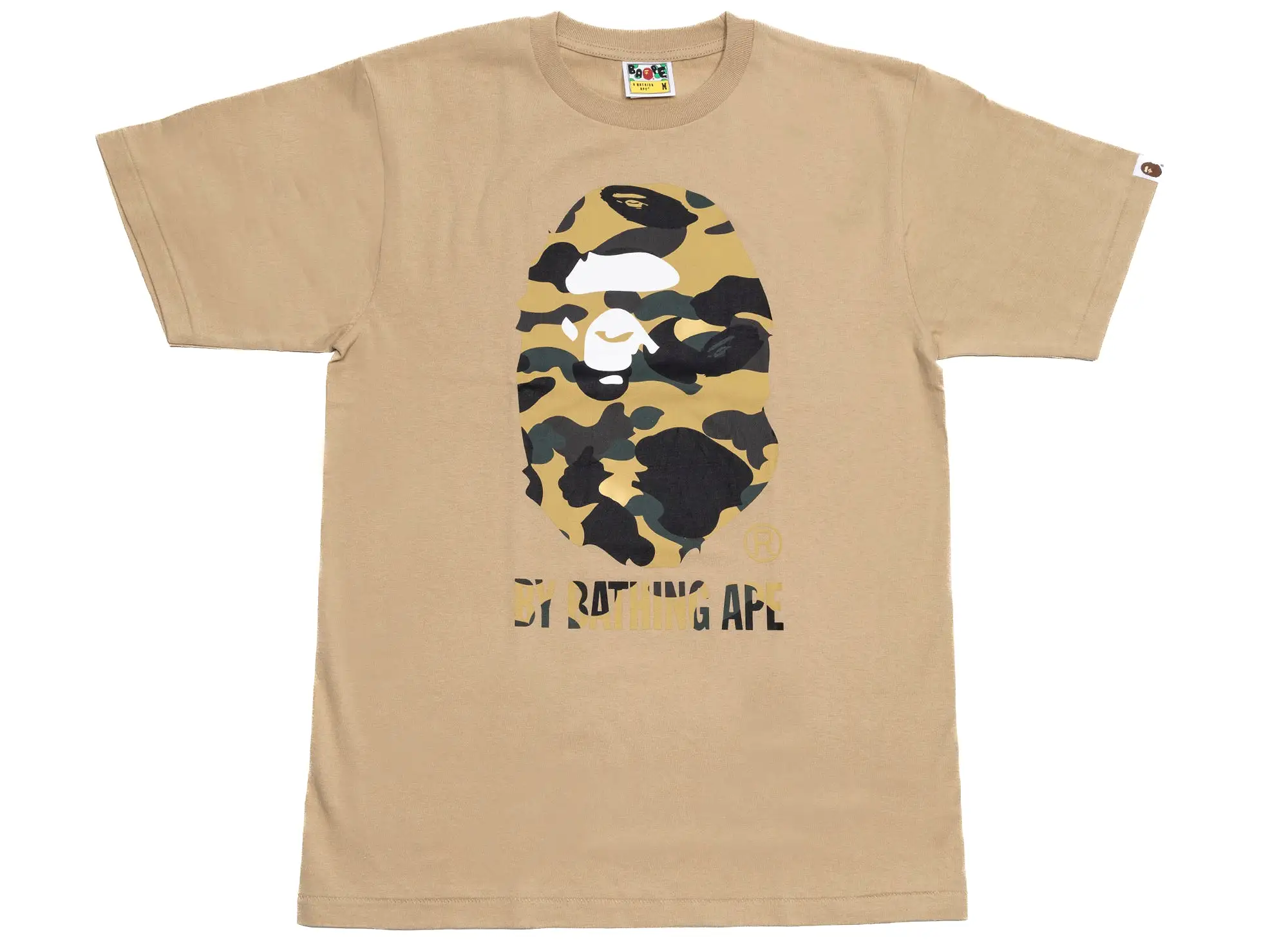 A Bathing Ape 1st Camo by Bathing Ape Tee in Beige xld