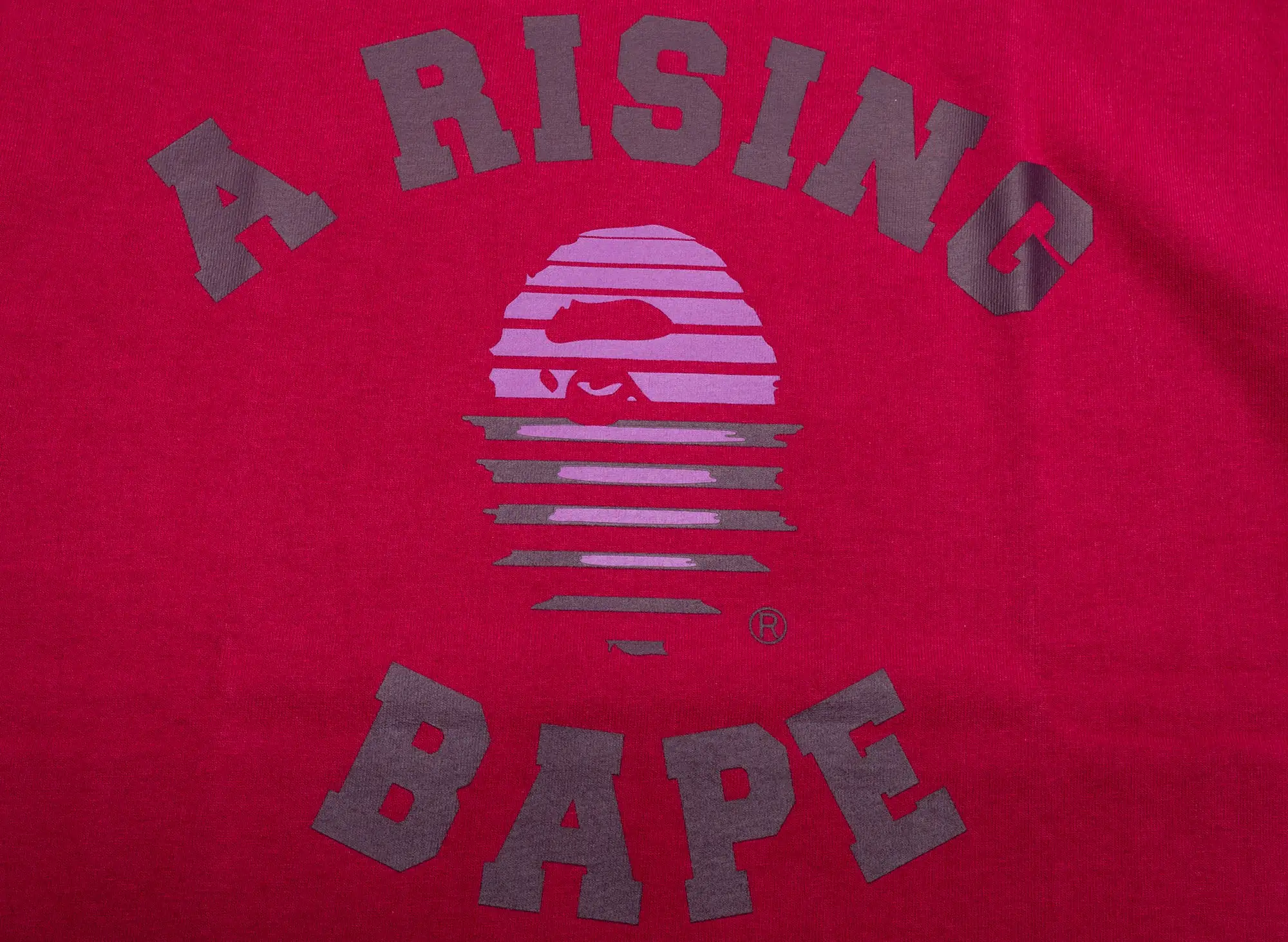 A Bathing Ape A Rising Bape Tee in Purple xld