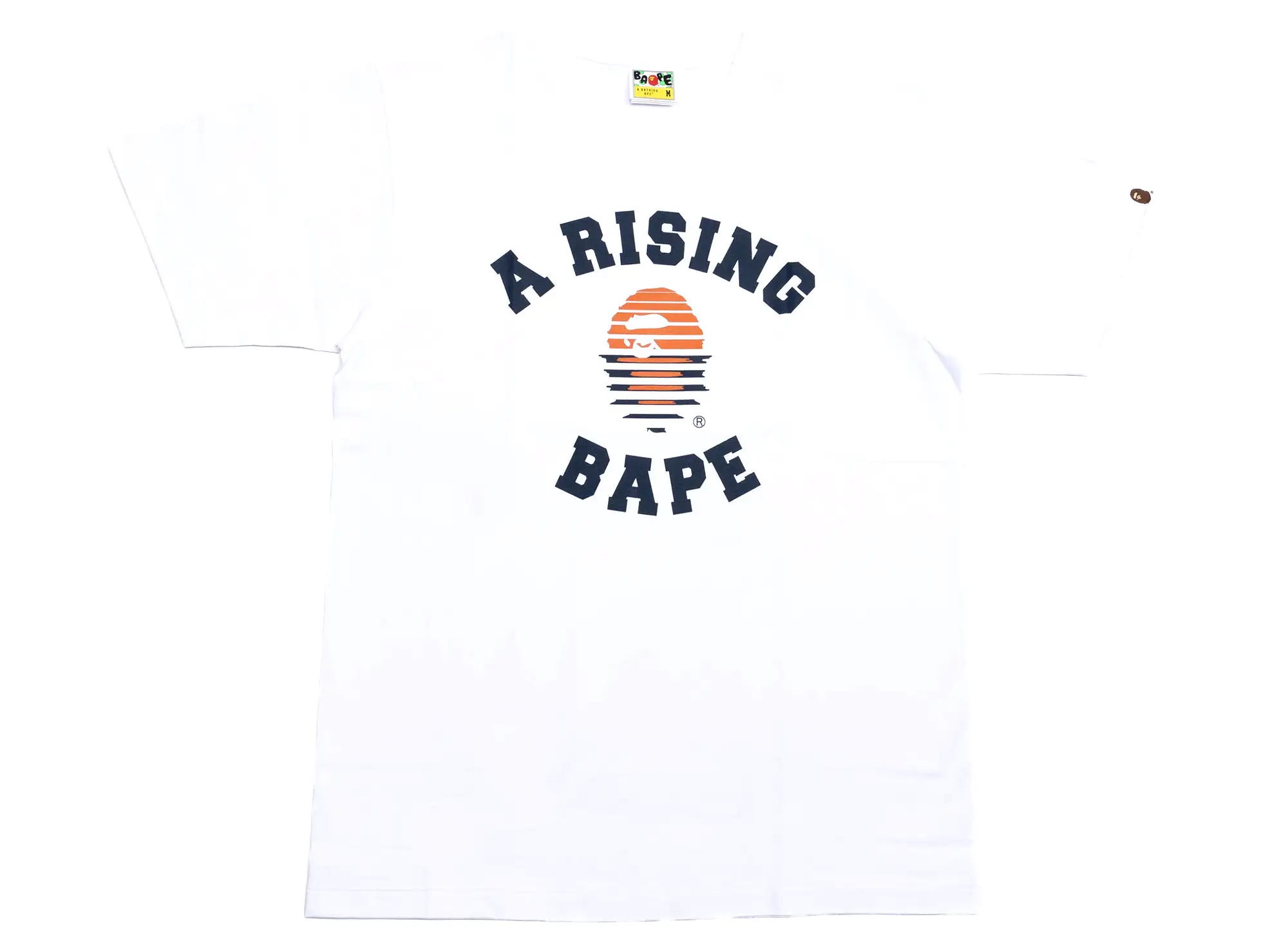 A Bathing Ape A Rising Bape Tee in White xld