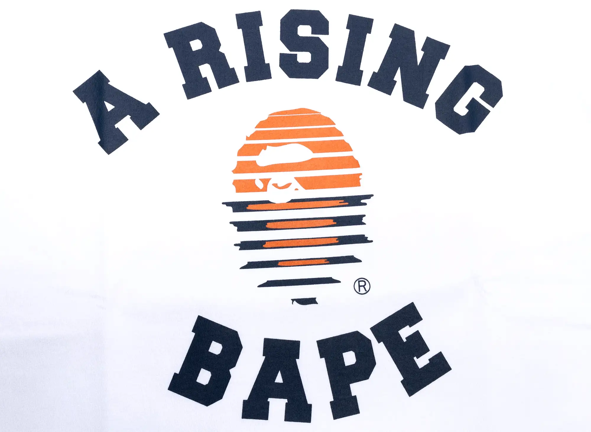 A Bathing Ape A Rising Bape Tee in White xld