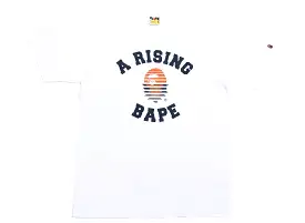 A Bathing Ape A Rising Bape Tee in White xld