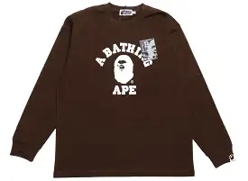 A Bathing Ape Busy Work Long Sleeve Tee