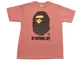 A Bathing Ape By Bathing Ape Graphic Tee in Pink xld