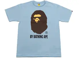 A Bathing Ape By Bathing Ape Graphic Tee in Sax xld