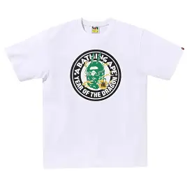 A Bathing Ape Year Of The Dragon College Tee Mens Style : Bape-yodt