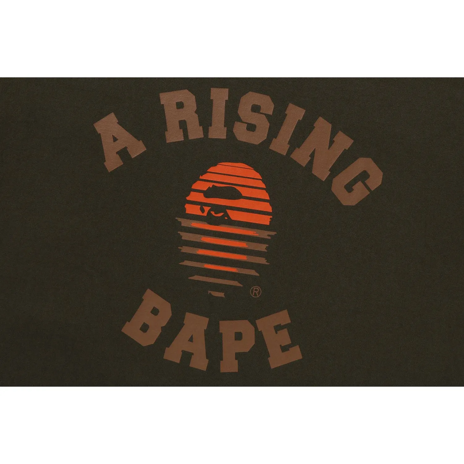 A RISING BAPE TEE MENS