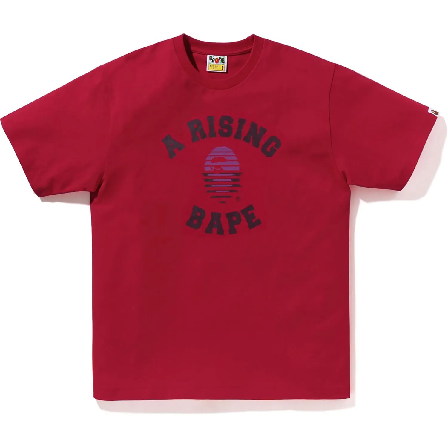 A RISING BAPE TEE MENS