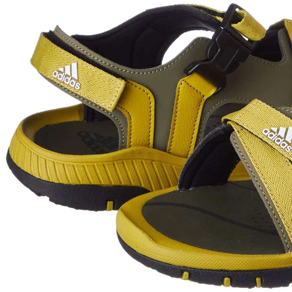 Adidas Men's Adisist Sandal (Pulse Olive/Olive Strata/Cloud White/Core Black)