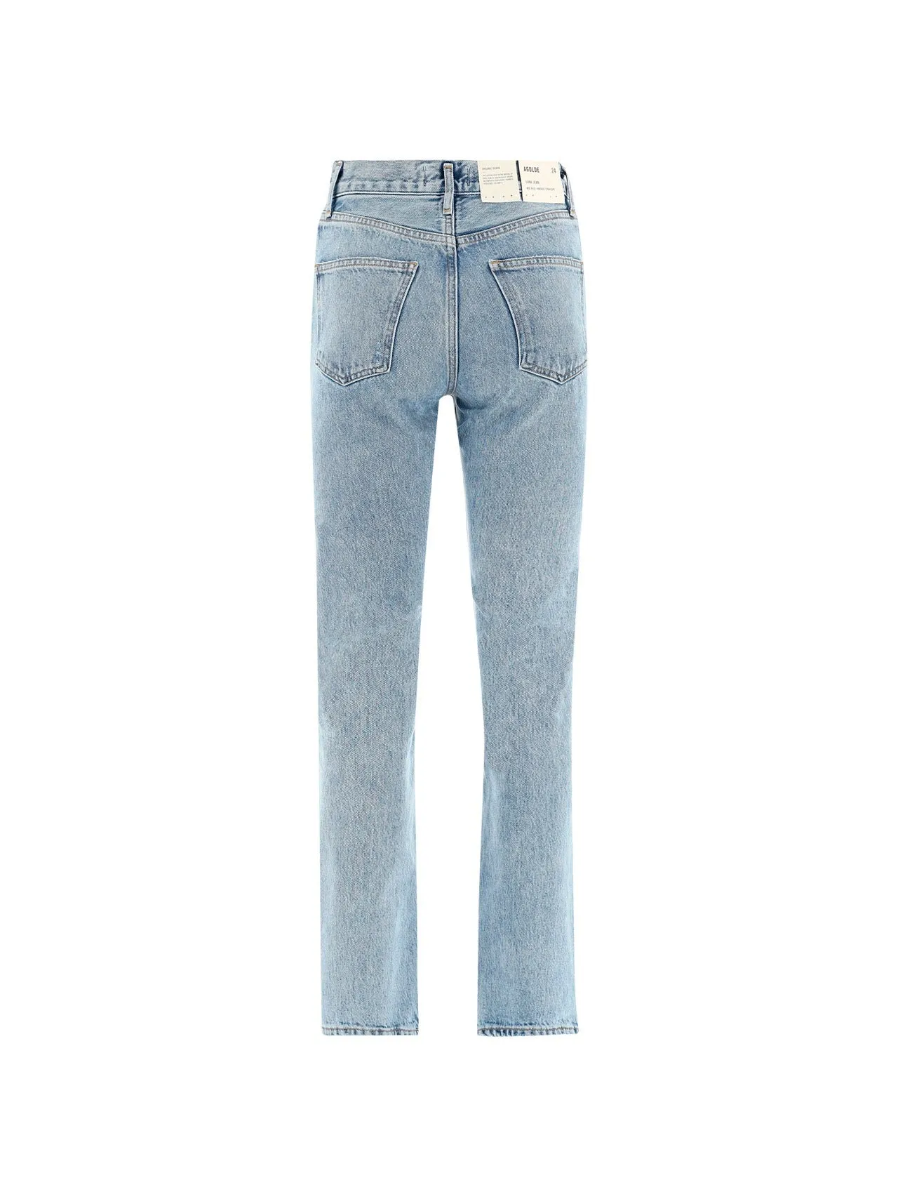 AGOLDE Straight Leg Buttoned Jeans