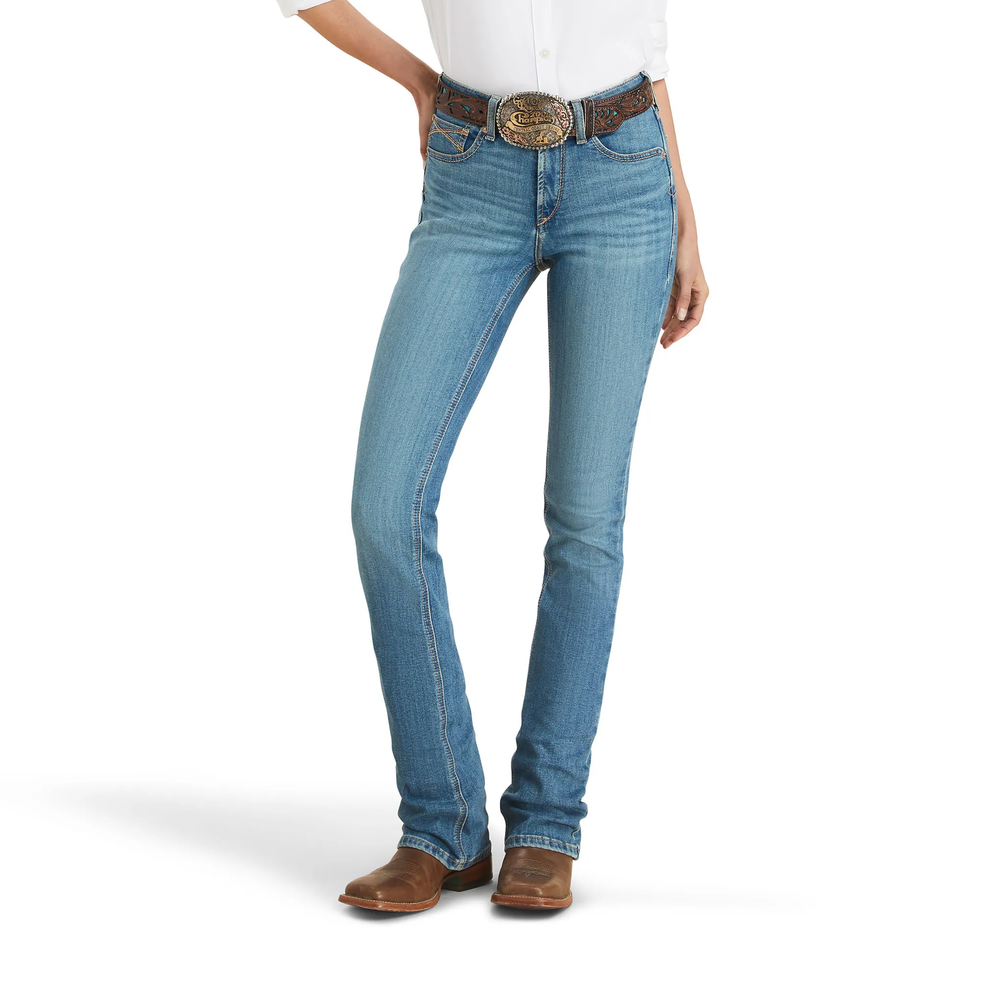 Ariat Womens R.E.A.L. High Rise Charlee Boot Cut Jeans