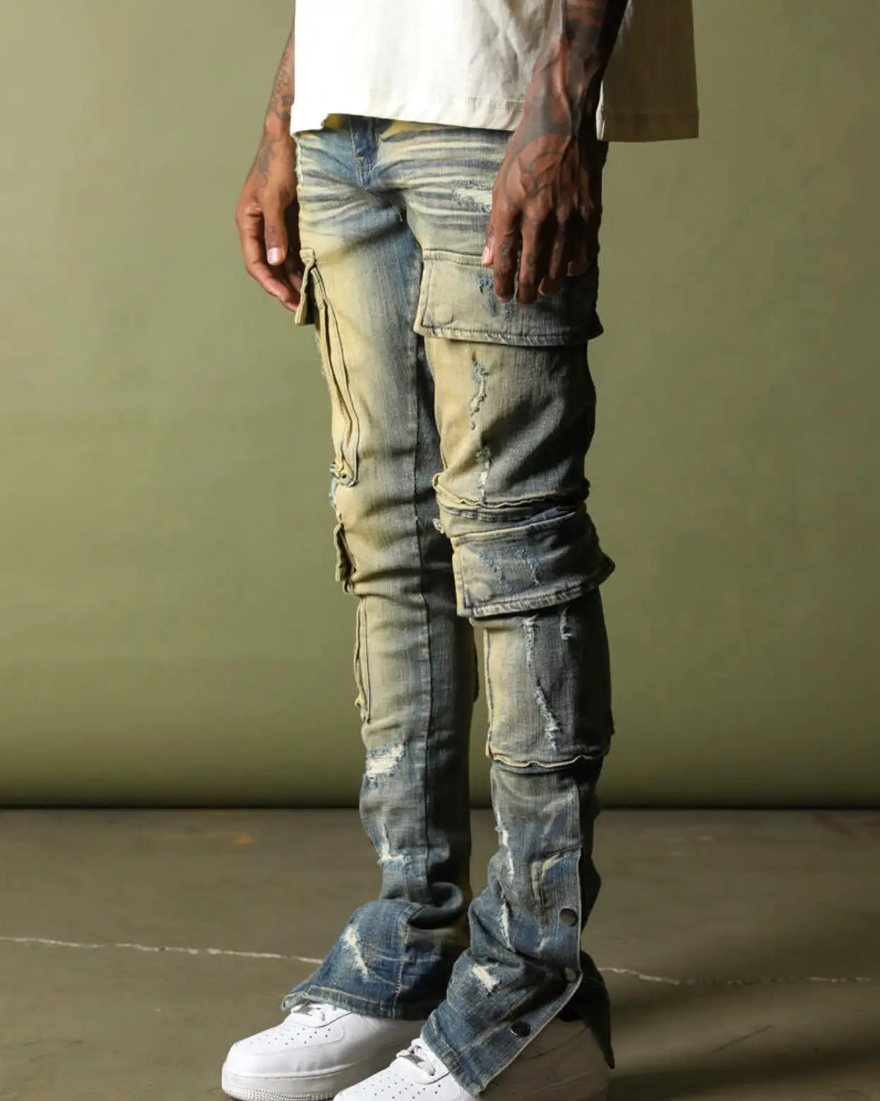 Arlen Stacked Jean