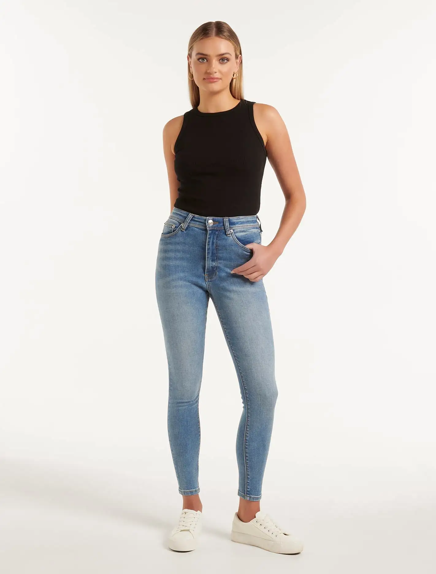 Ashley Mid-Rise Ankle Skinny Jeans