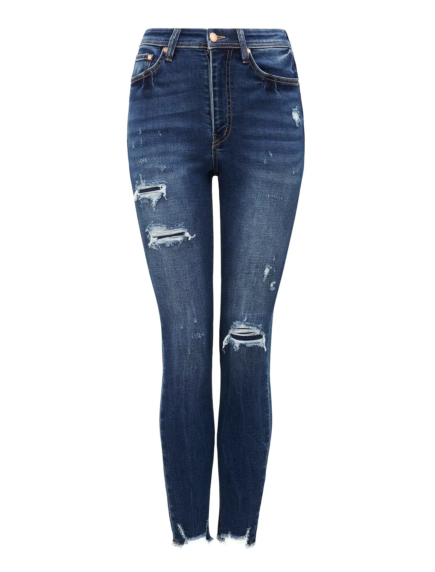 Ashley Mid-Rise Ankle Skinny Jeans