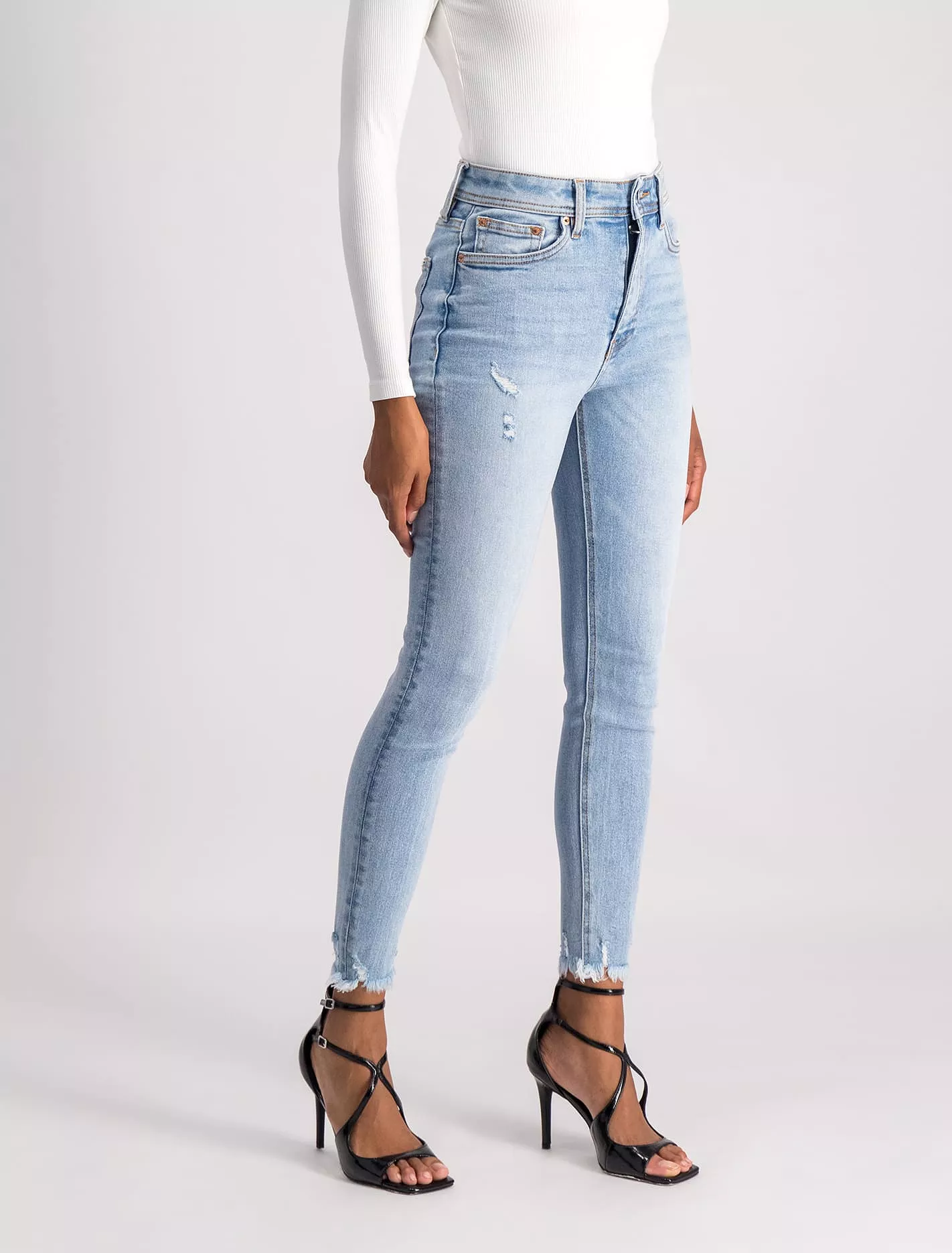 Ashley Mid-Rise Ankle Skinny Jeans