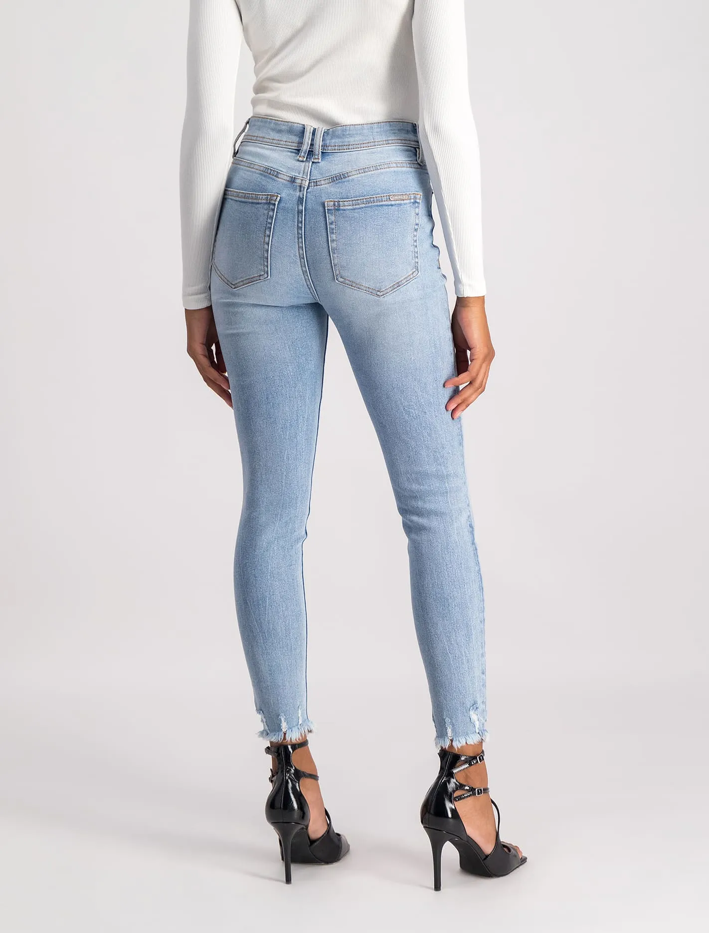 Ashley Mid-Rise Ankle Skinny Jeans