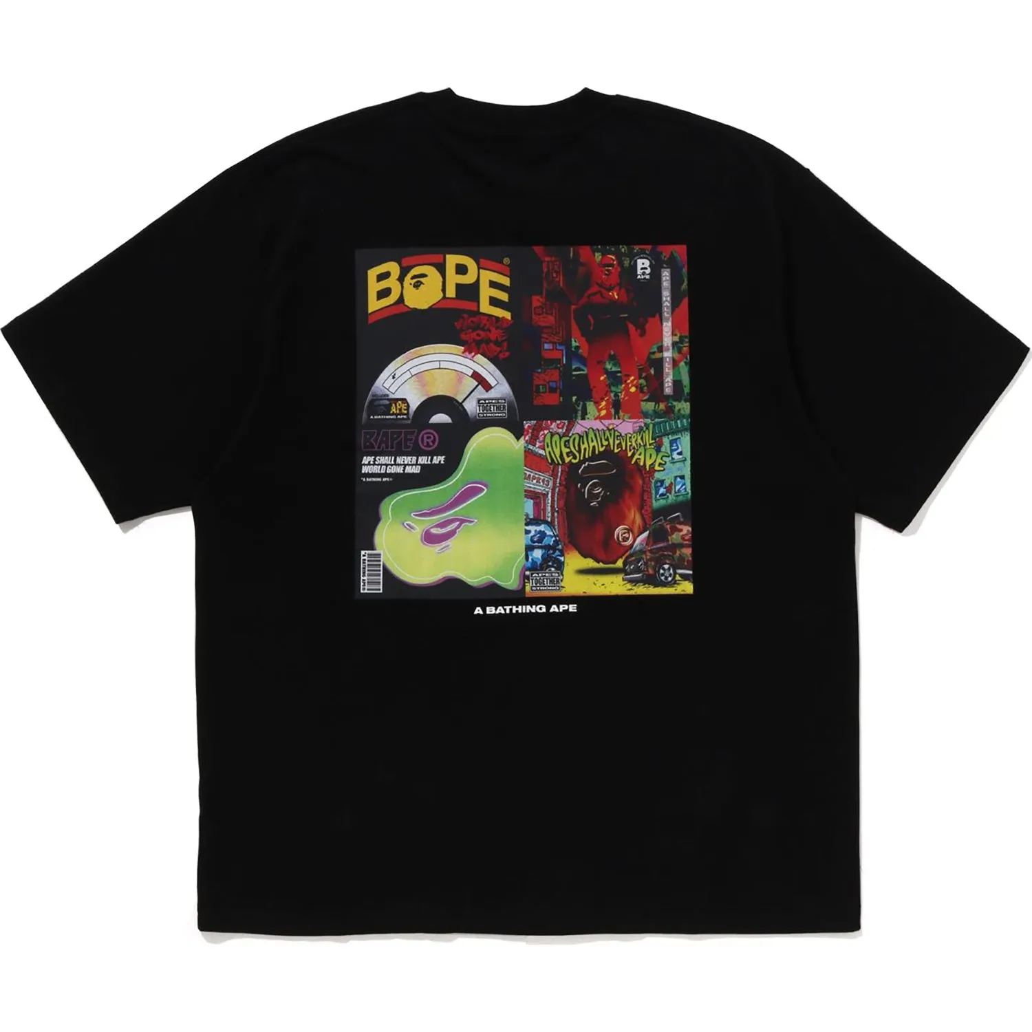 BAPE ALBUM MONOGRAM TEE MENS