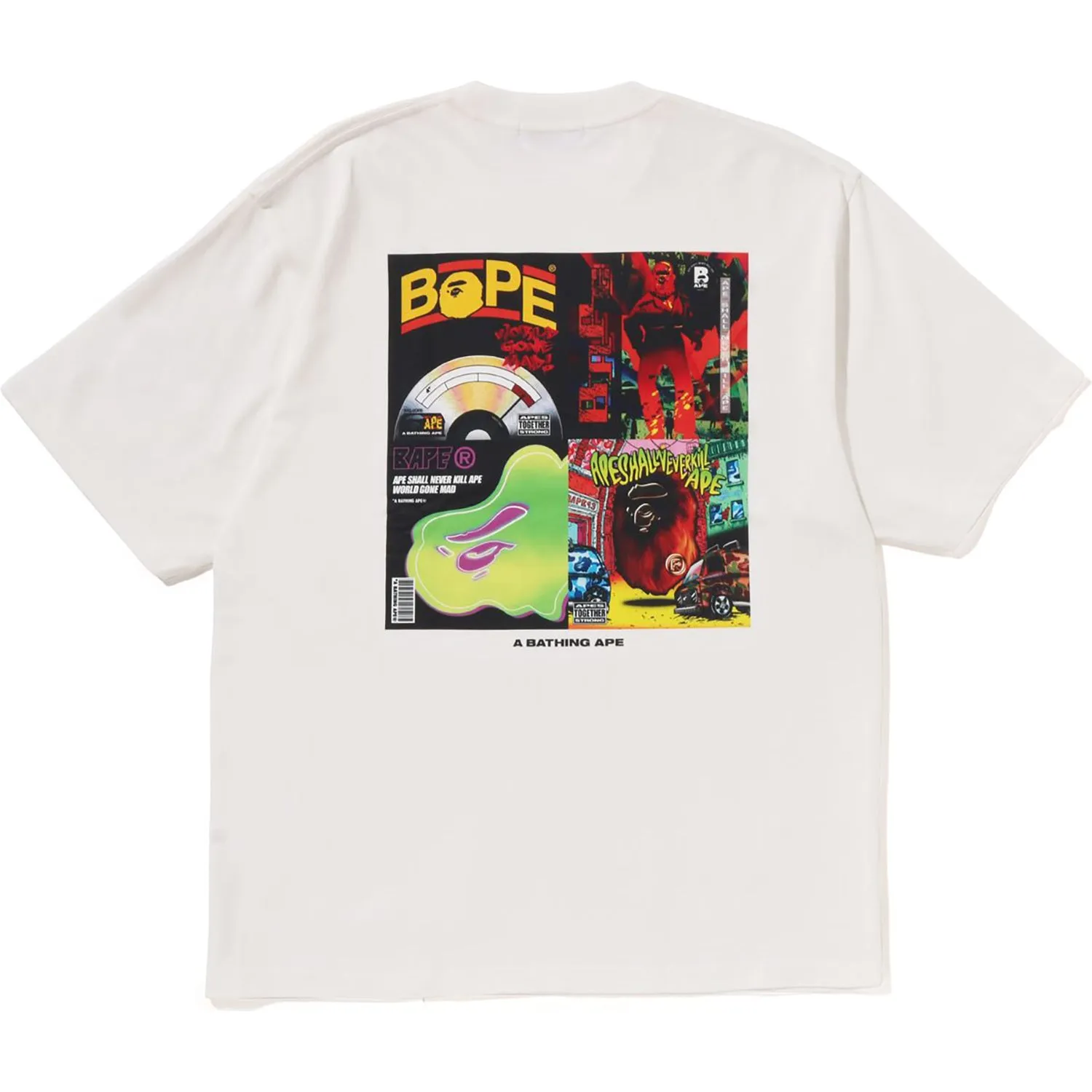 BAPE ALBUM MONOGRAM TEE MENS