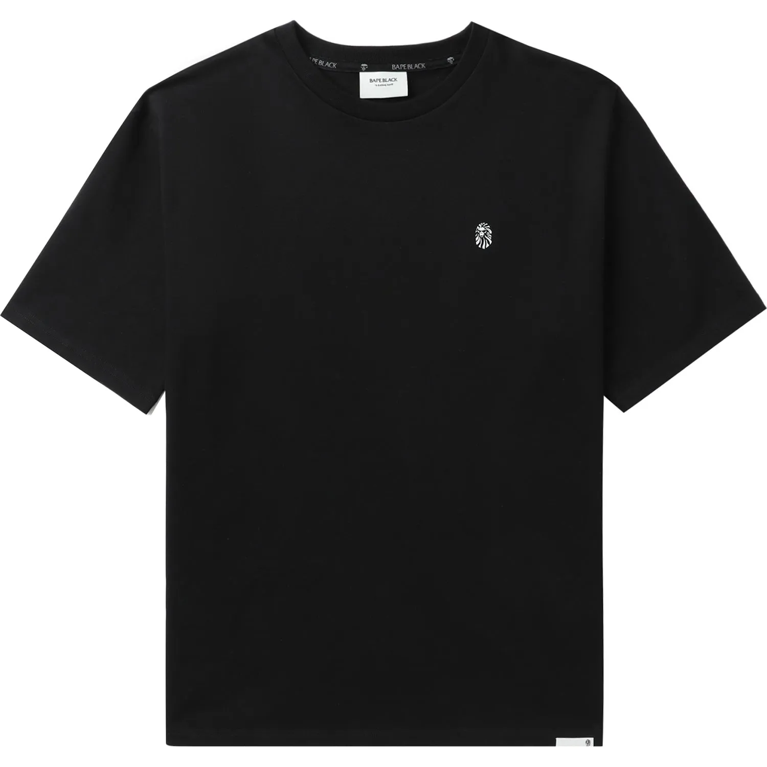 BAPE BLACK EMBROIDERY TEE MENS