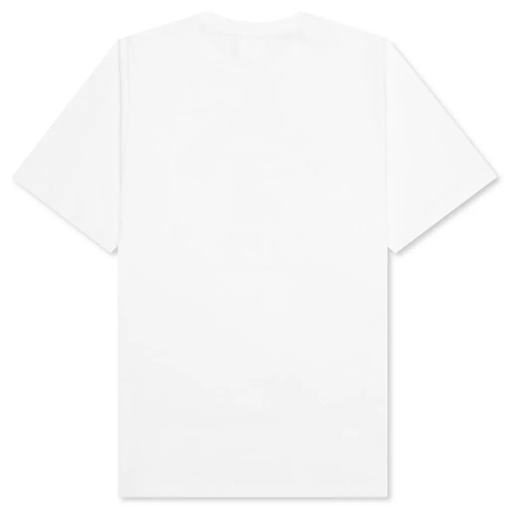 Bape Check College Tee - White