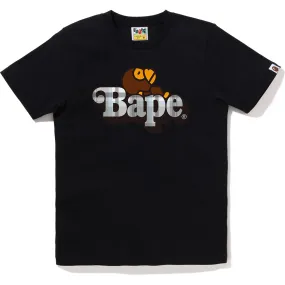 BAPE CHECK MILO ON BAPE TEE LADIES