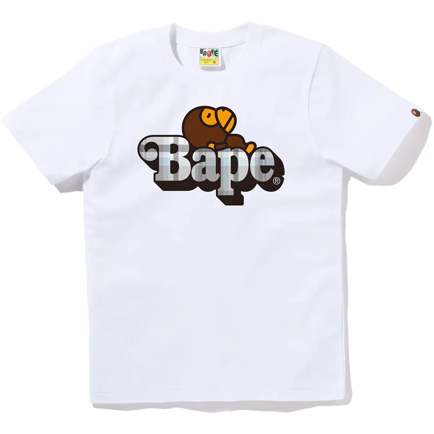 BAPE CHECK MILO ON BAPE TEE LADIES