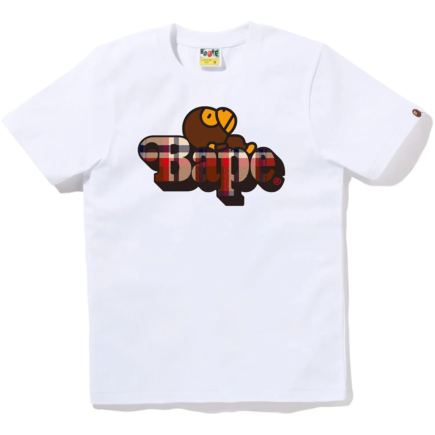 BAPE CHECK MILO ON BAPE TEE LADIES