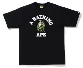 Bape College Tee ABC Camo Black/Green