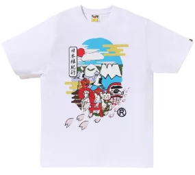 BAPE Japan Culture Ape Head Tee White