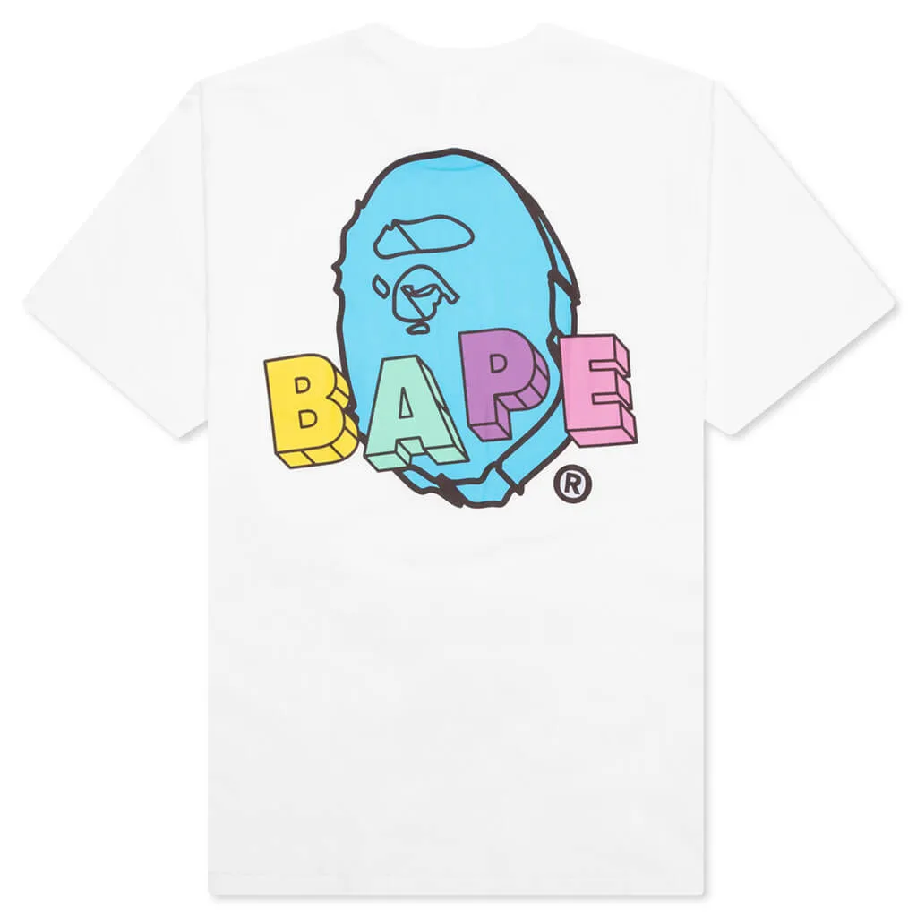 Bape Popsicle Tee  - White