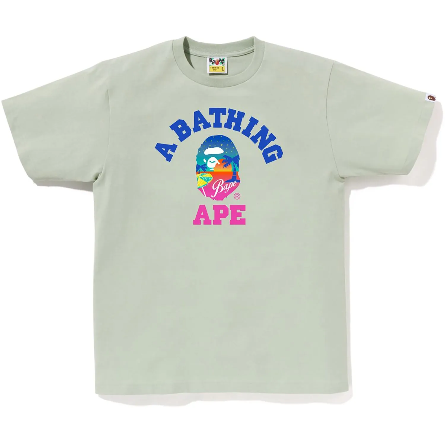 BAPE SUNSET BEACH TEE MENS