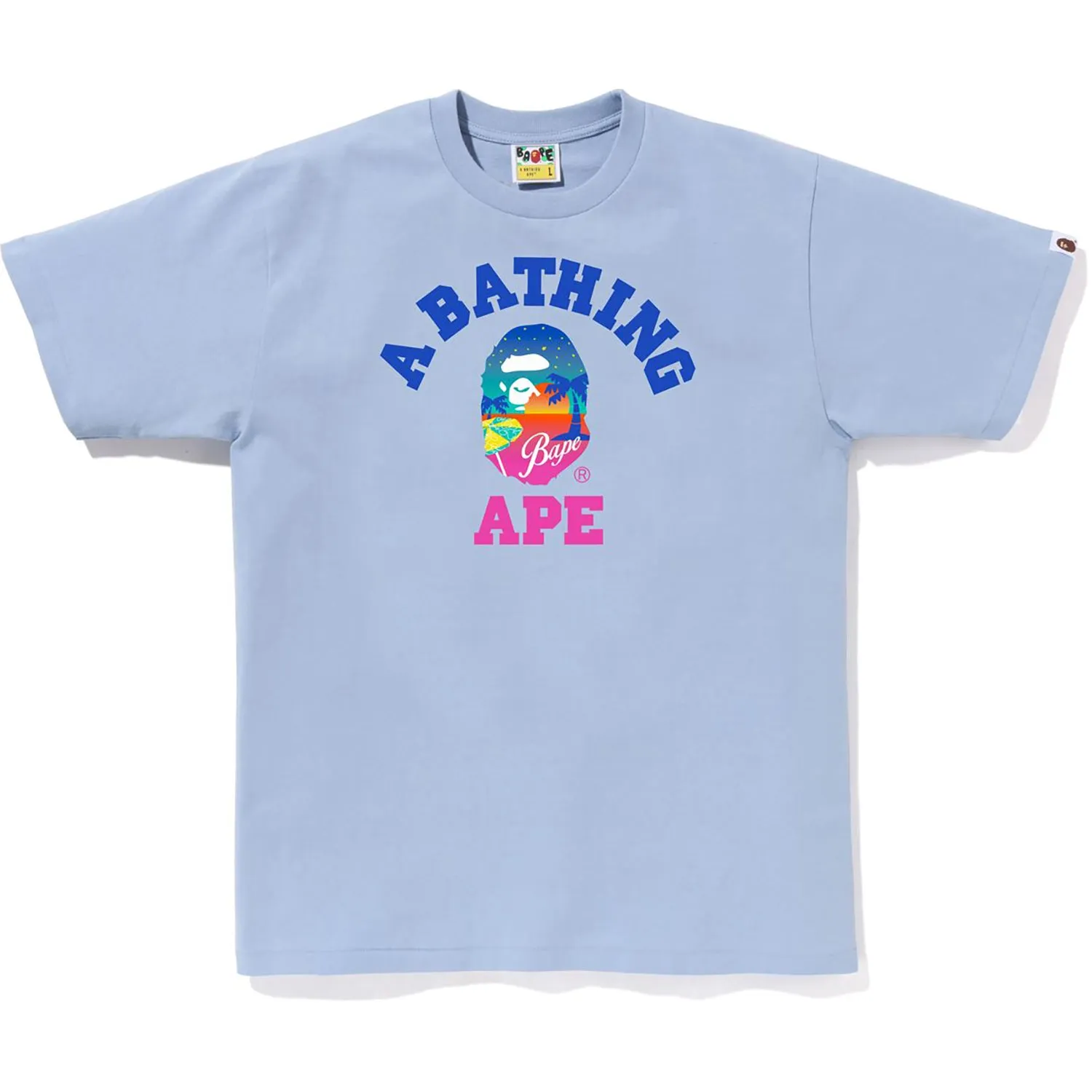 BAPE SUNSET BEACH TEE MENS