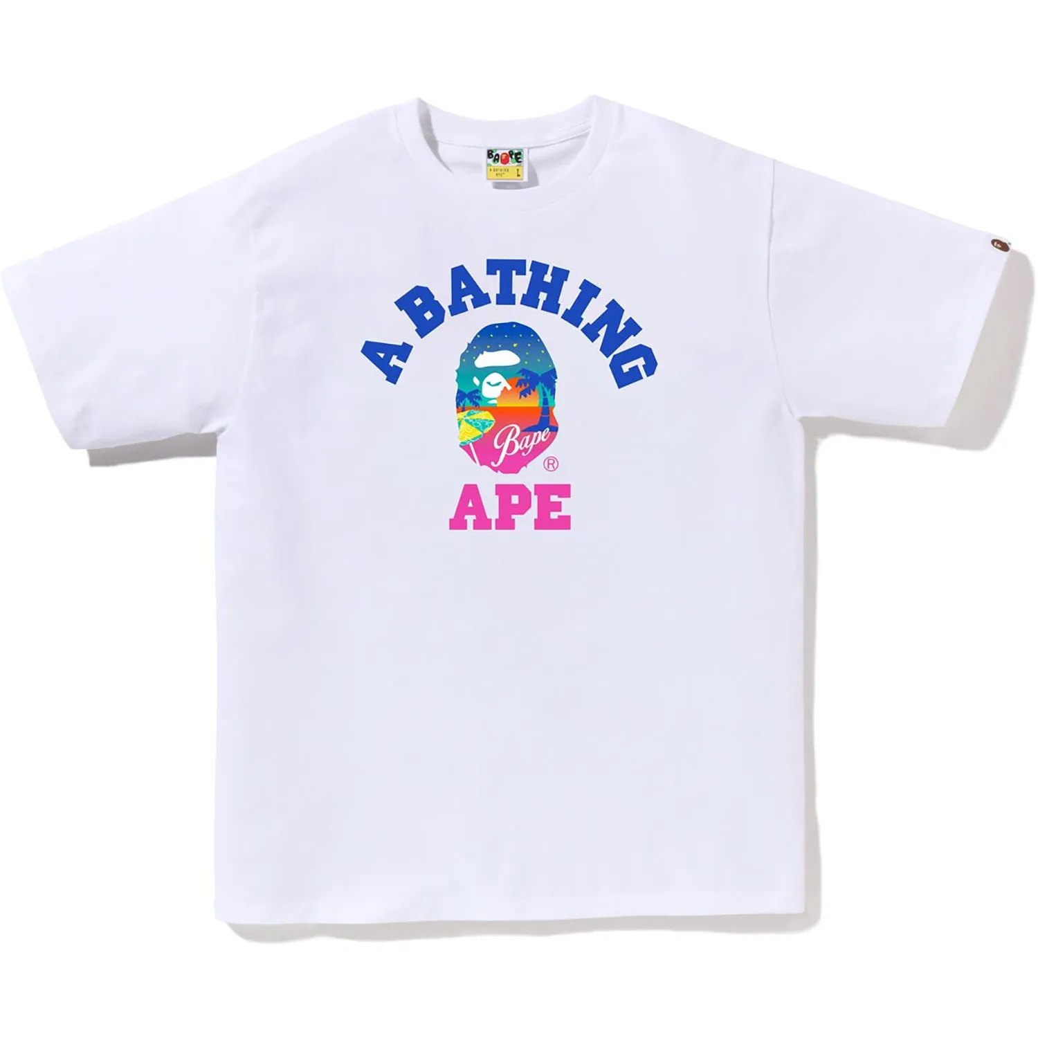 BAPE SUNSET BEACH TEE MENS