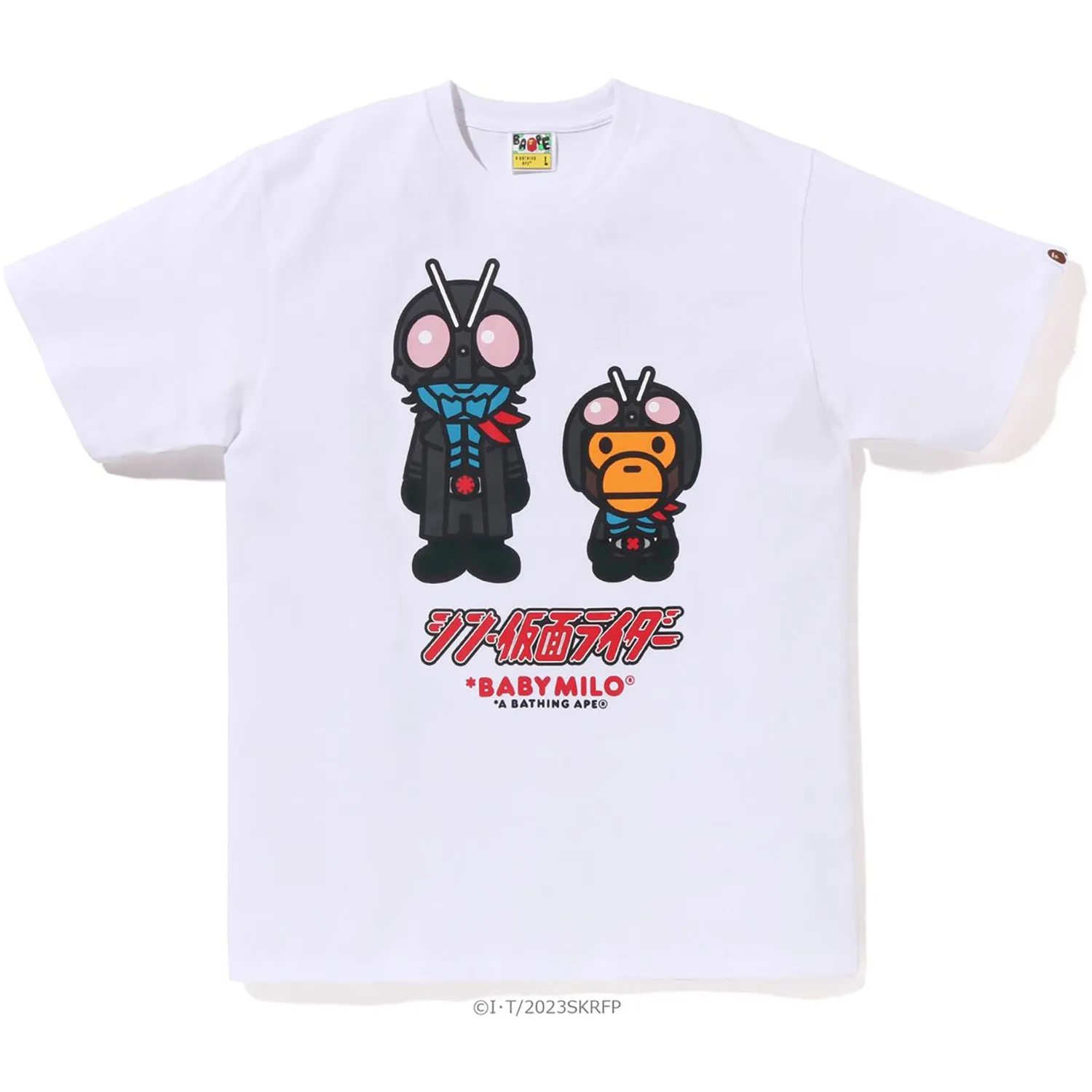 BAPE X SHIN KAMEN RIDER NO.1 BABY MILO TEE MENS