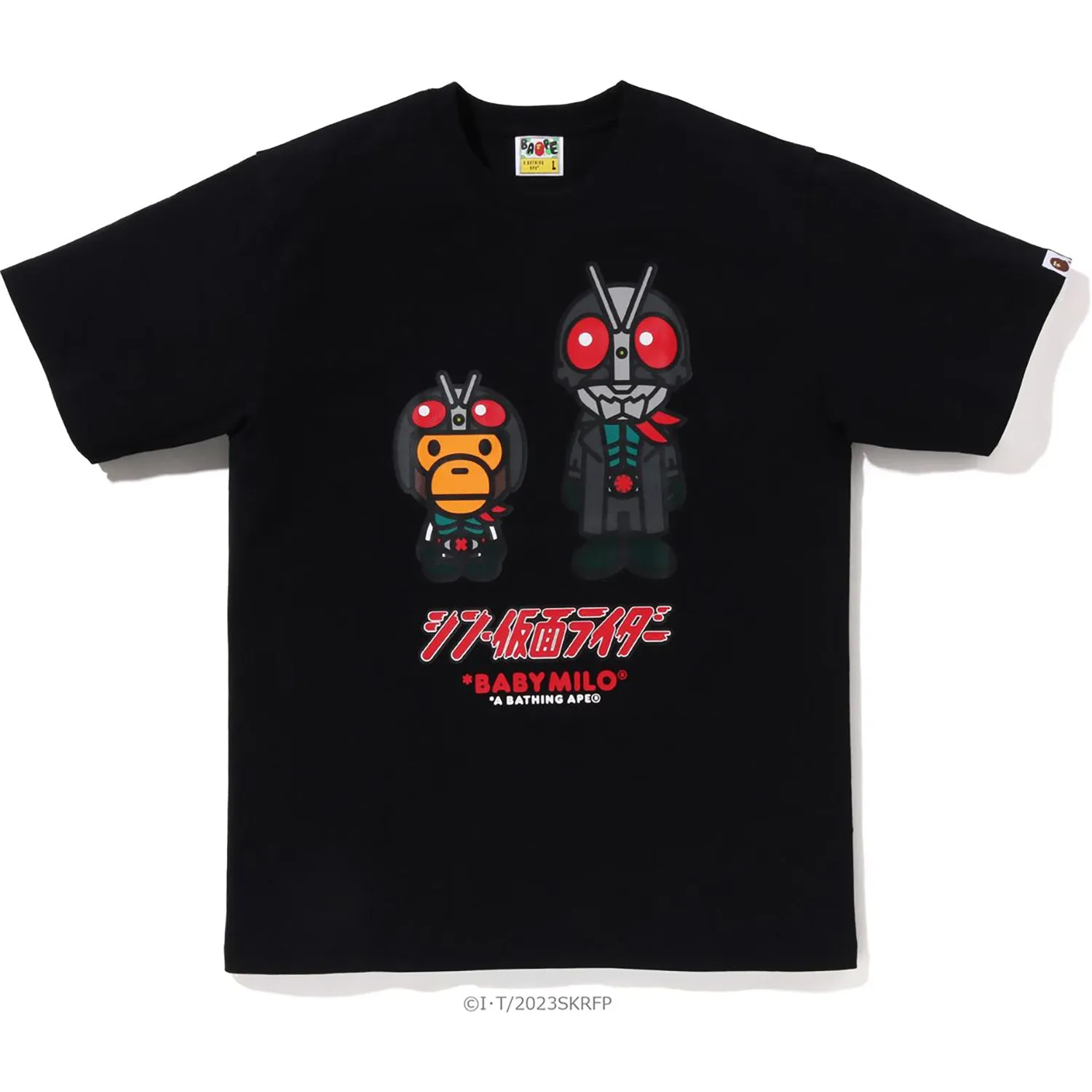 BAPE X SHIN KAMEN RIDER NO.2 BABY MILO TEE MENS