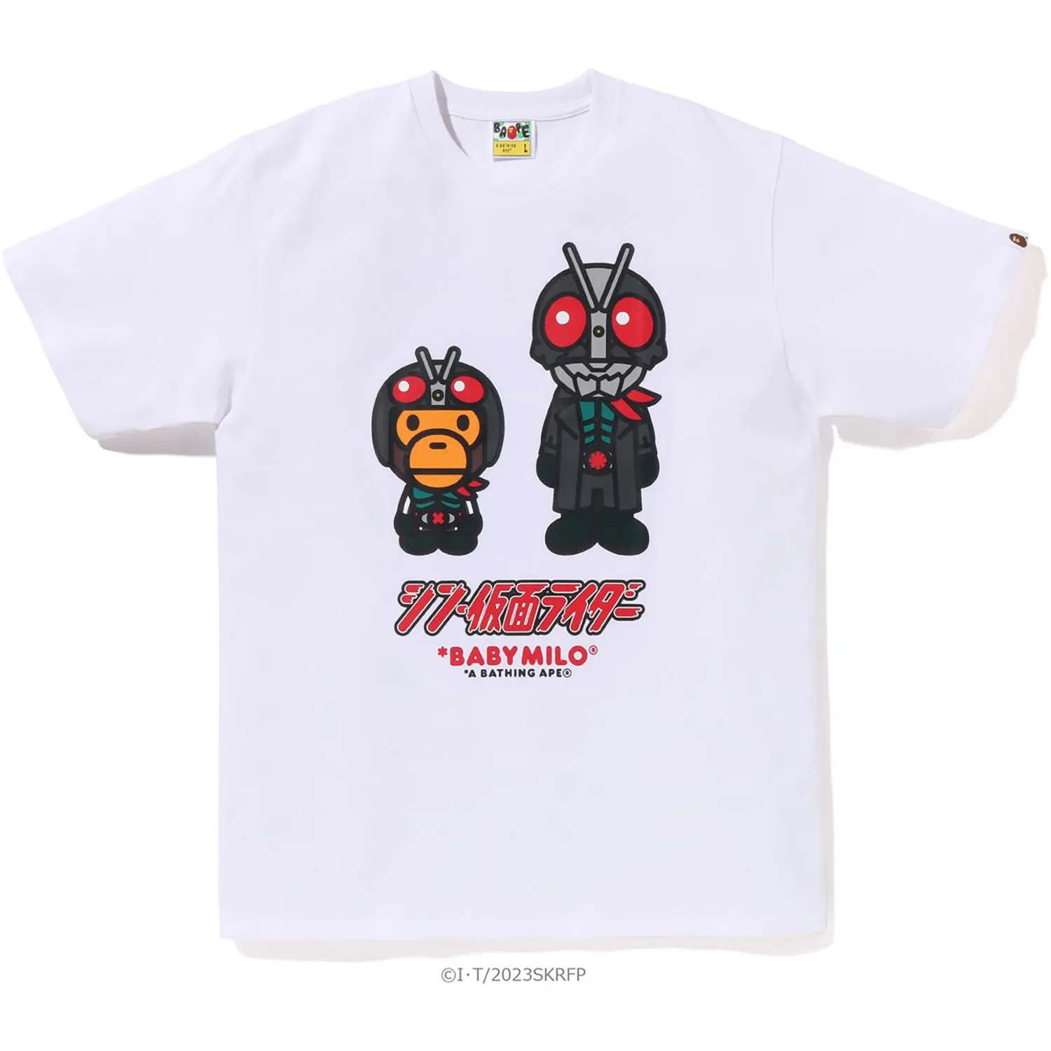 BAPE X SHIN KAMEN RIDER NO.2 BABY MILO TEE MENS