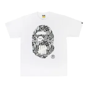 BAPE x Undefeated Bandanna Tee (White)