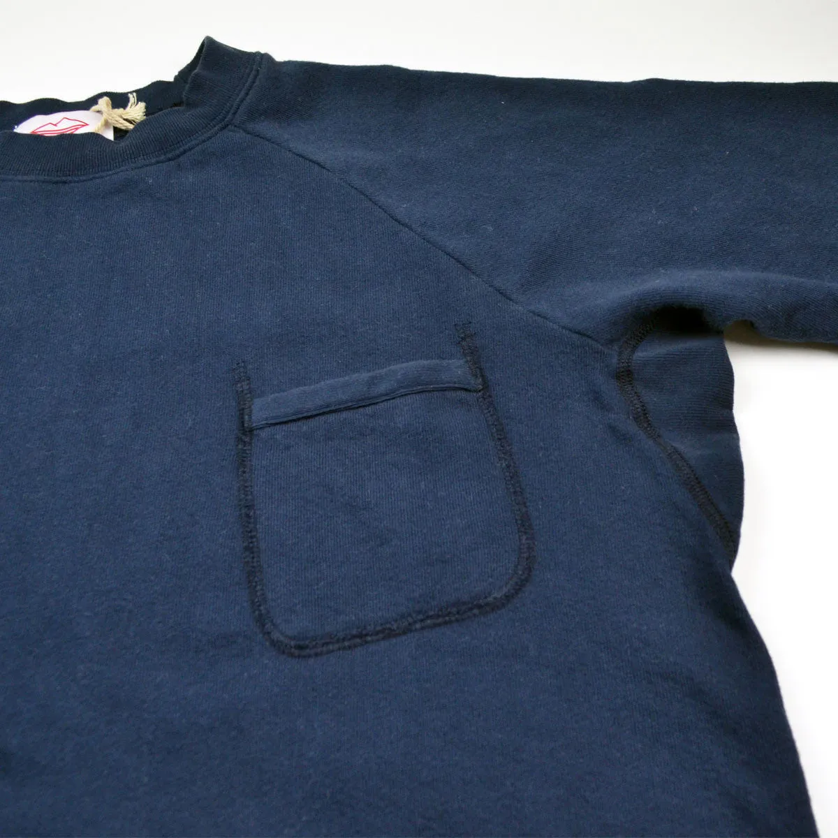 Battenwear - Short-Sleeve Reach-Up Sweatshirt - Navy