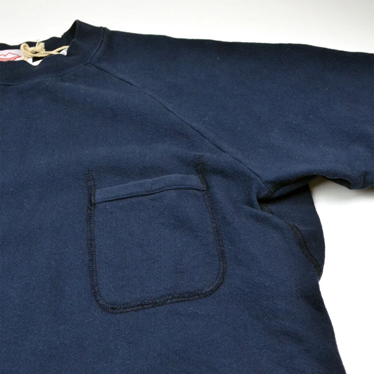 Battenwear - Short-Sleeve Reach-Up Sweatshirt - Navy