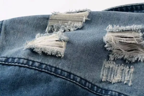 Blue jeans jacket biker perfecto cut