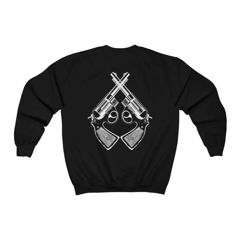 Bonnie And Clyde Back Print Couple Sweatshirts