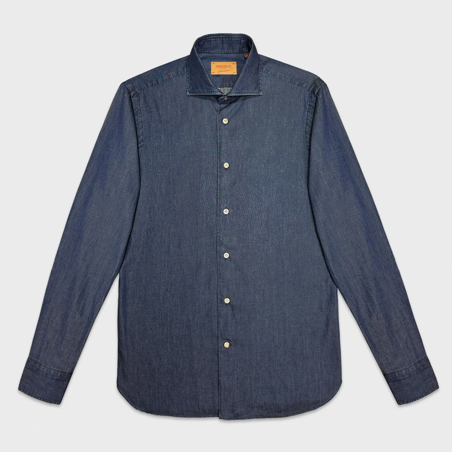 Borriello Dark Blue Classic Denim Shirt