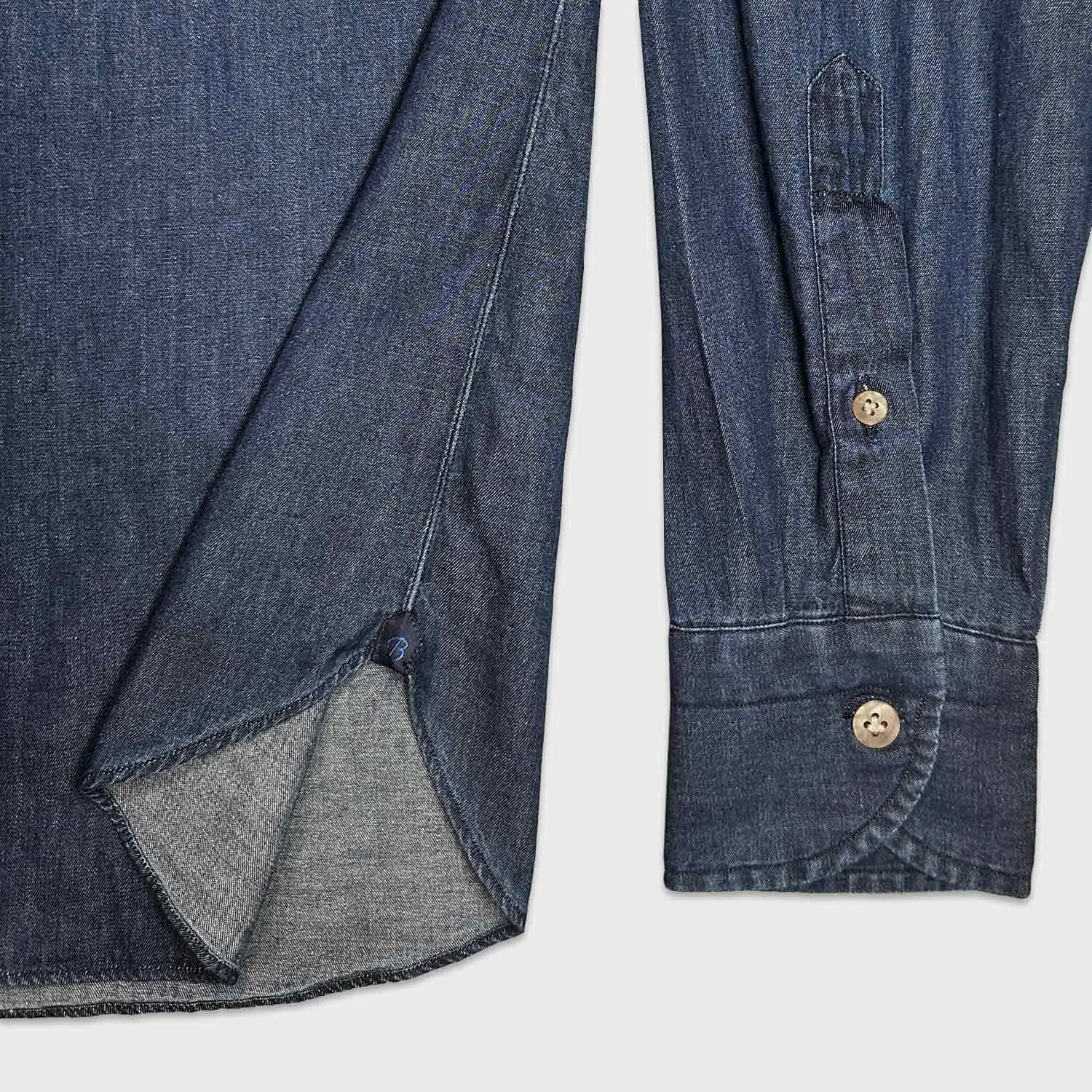 Borriello Dark Blue Classic Denim Shirt