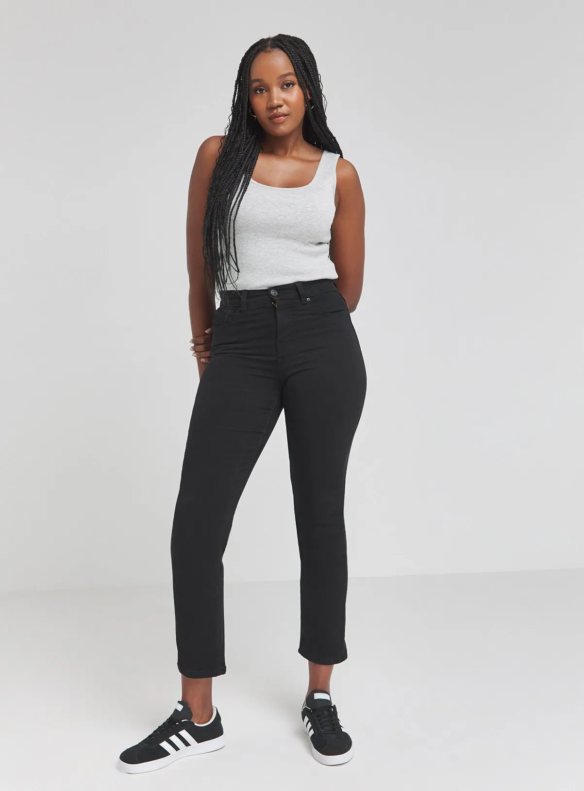 Buy SIMPLY BE 24/7 Black Straight Leg Jean 16 | Jeans | Tu