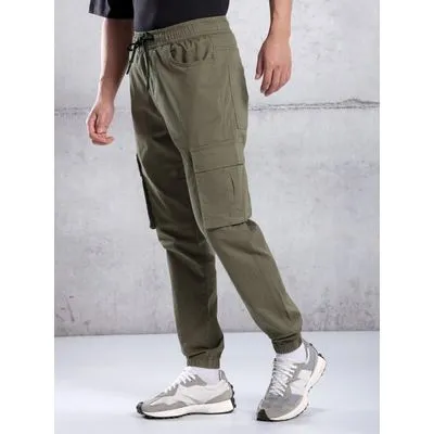 Buy Tan Brown Utility Cargo Jogger Pants for Men Online in India -Beyoung