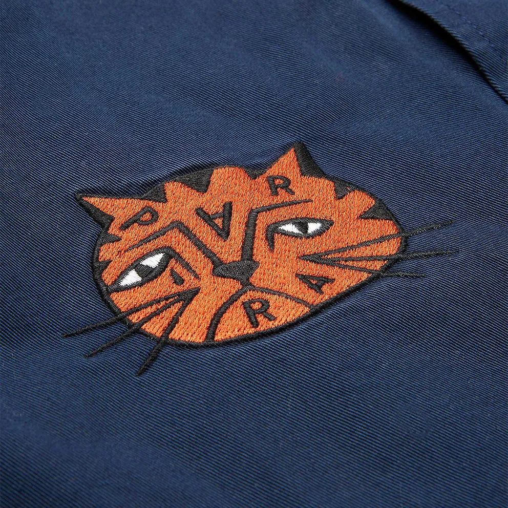 BY PARRA SAD CAT PENCIL SYSTEM JACKET // BLUE