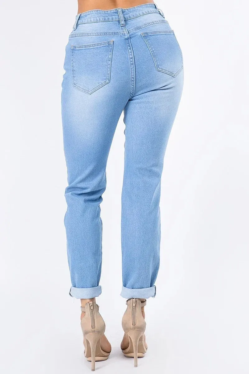 California Painting Slim Straight Jeans