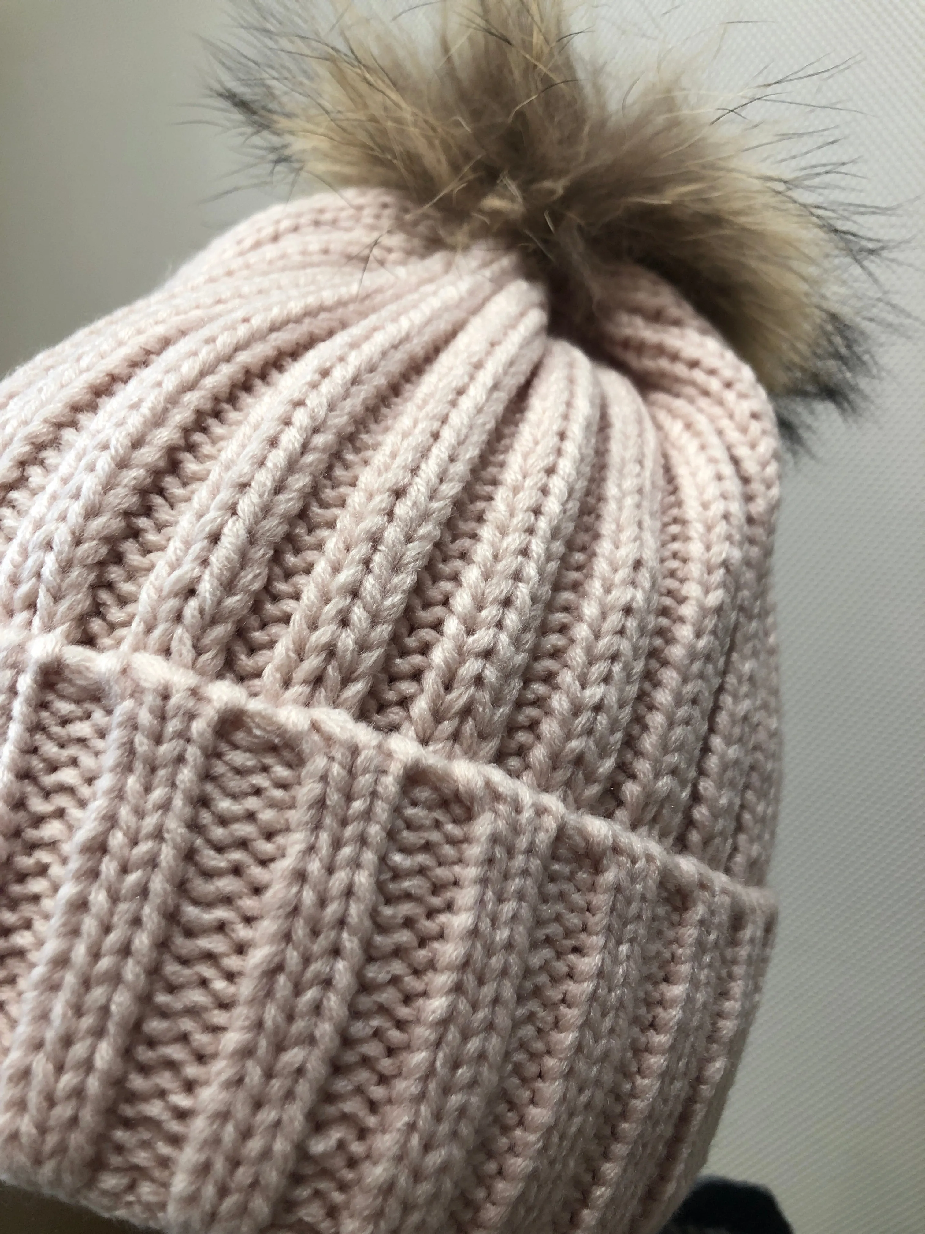 Caramel Pom Hat