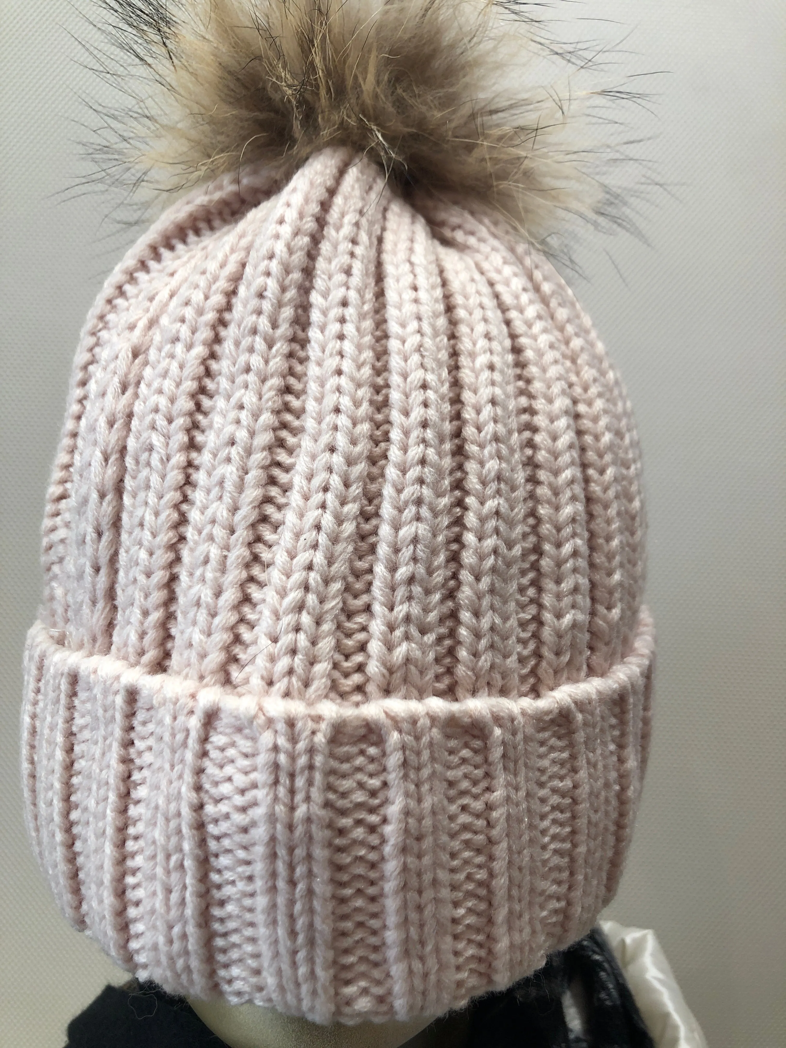 Caramel Pom Hat