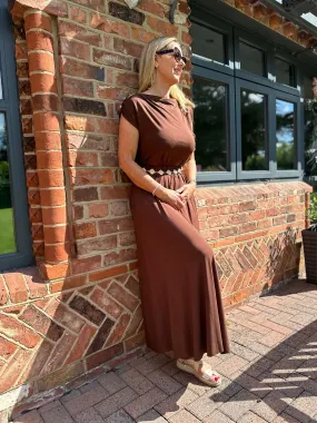 Chocolate Maxi Skirt Tammy